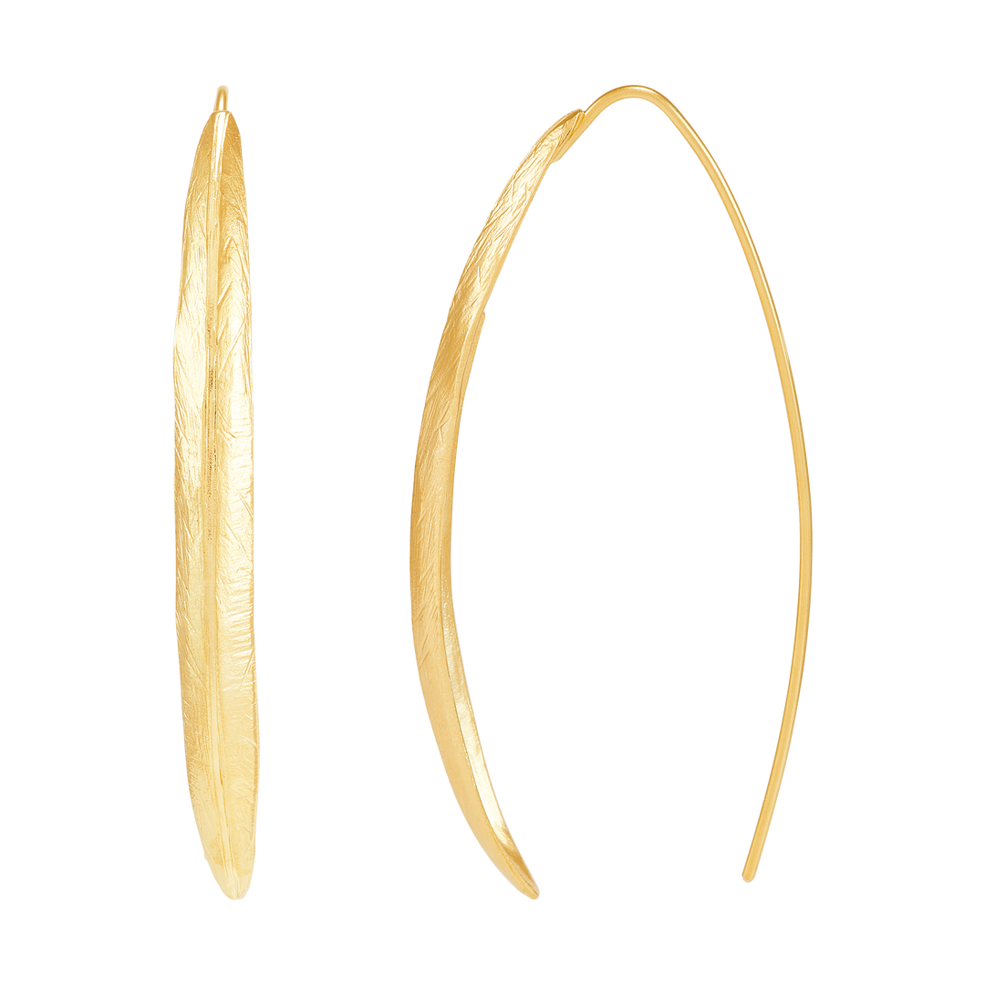'Glowing Apart' 14K Gold-Plated Silver Drop Earrings