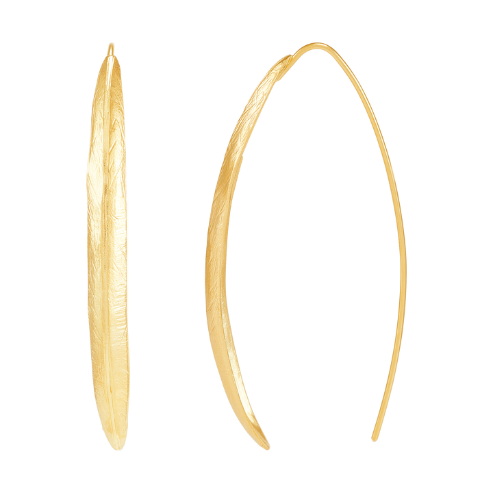 'Glowing Apart' 14K Gold-Plated Silver Drop Earrings