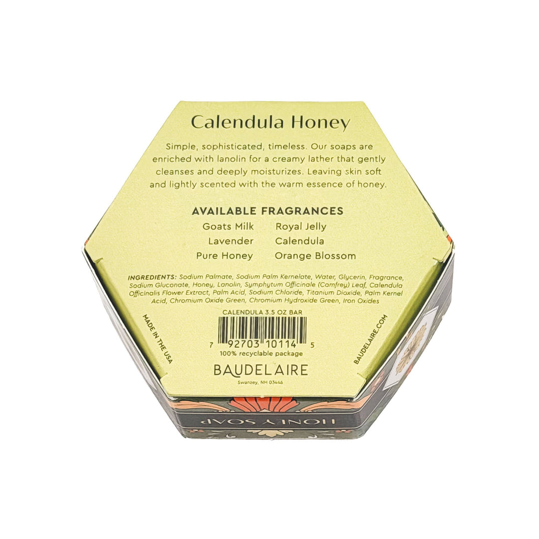 Calendula Honey Soap 3.5oz – Hex Box