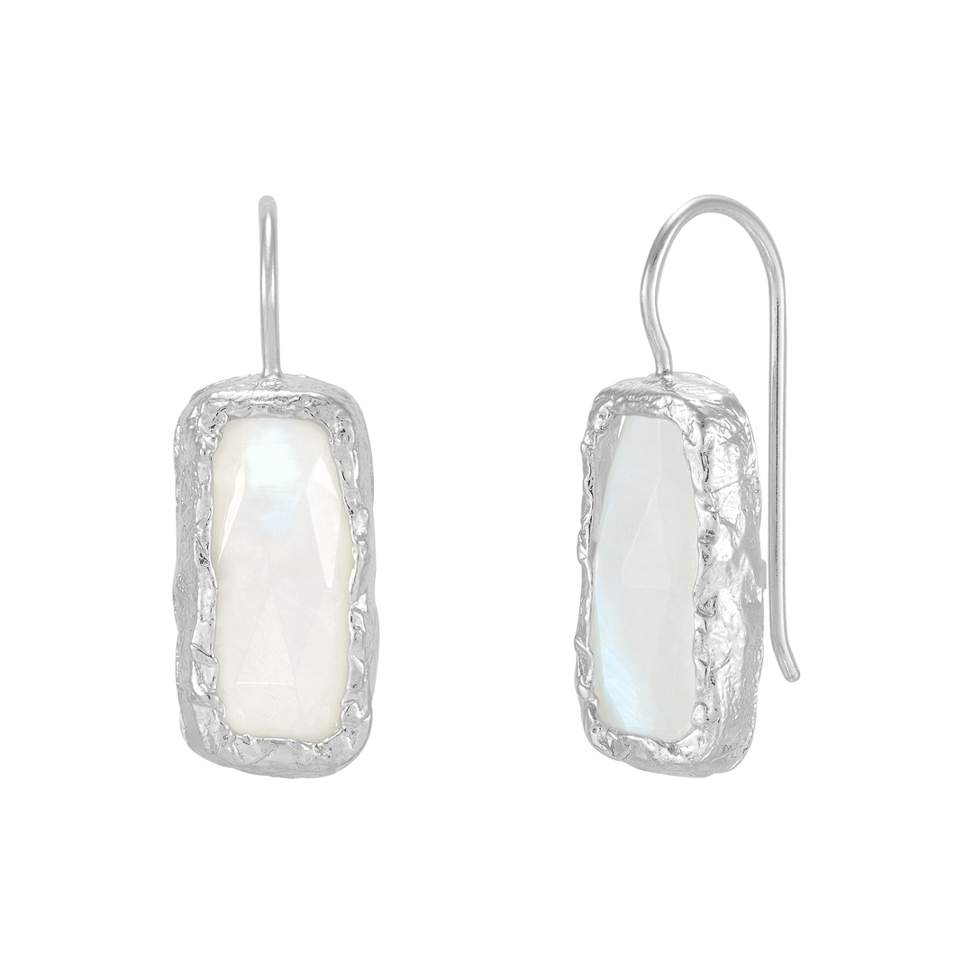 'Radiant Goddess' Sterling Silver Natural Moonstone