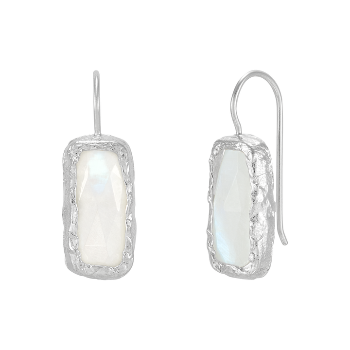 'Radiant Goddess' Sterling Silver Natural Moonstone