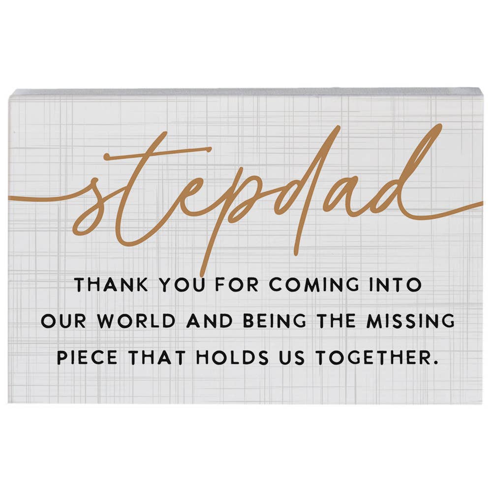 Stepdad Thank You - Small Talk Rectangle