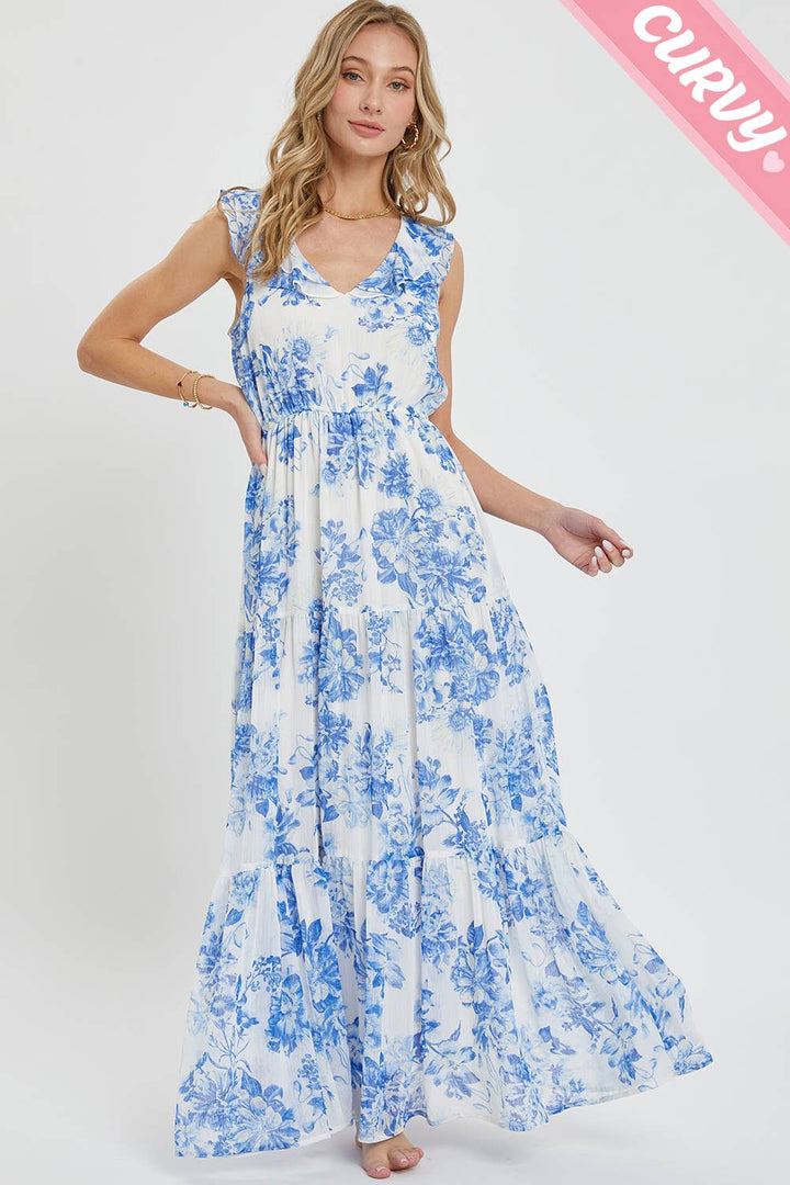 Garden Party Maxi Dress - Plus