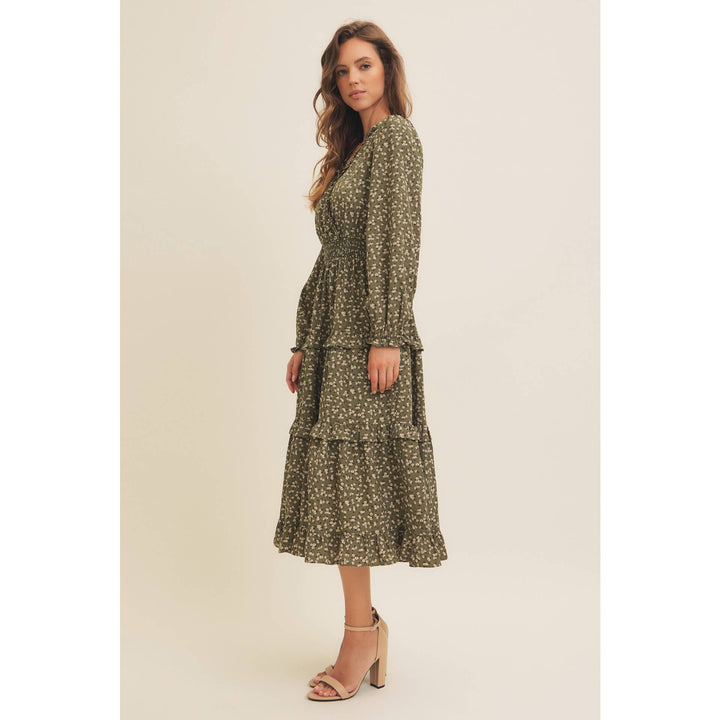 Ditsy Floral Midi Dress
