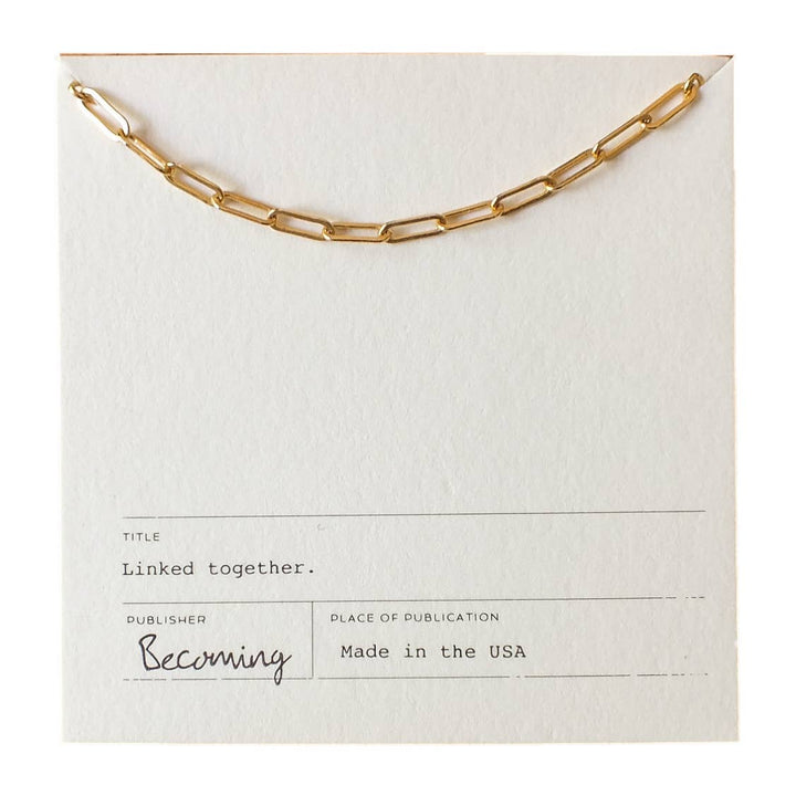 Linked Together Chain Bracelet