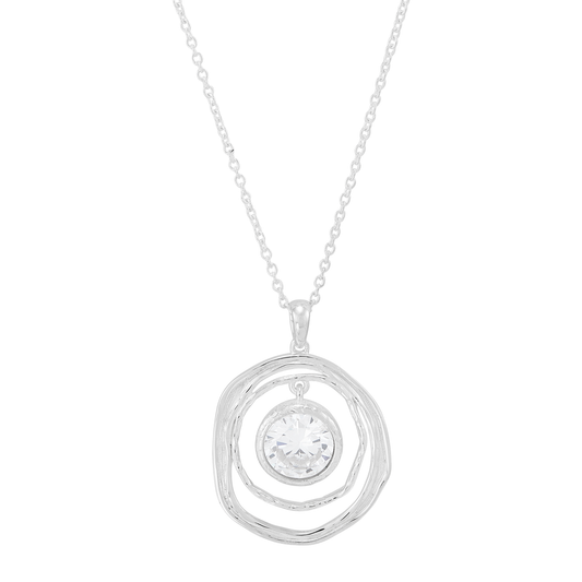 Silpada 'Amaze Charm' Sterling Silver Cubic Zirconia Pendant