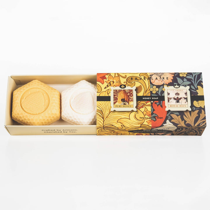 Pure Honey/Royal Jelly Honey Soap 1.4oz - Matchbox Duo