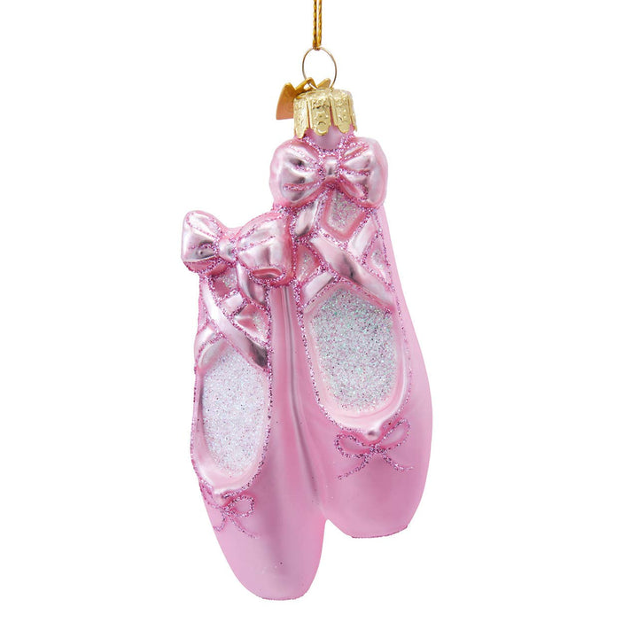 Noble Gems, Glass Ballet Slippers Ornament