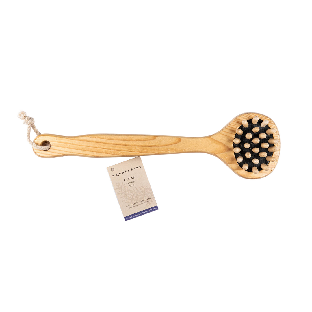 Cedar 13" Massage Brush