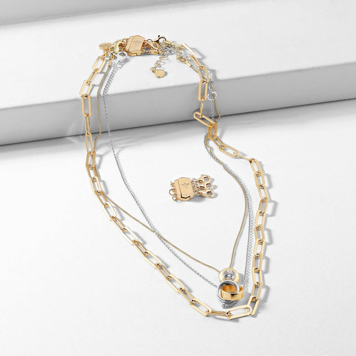 'Magnetic' Necklace Extender in Sterling Silver