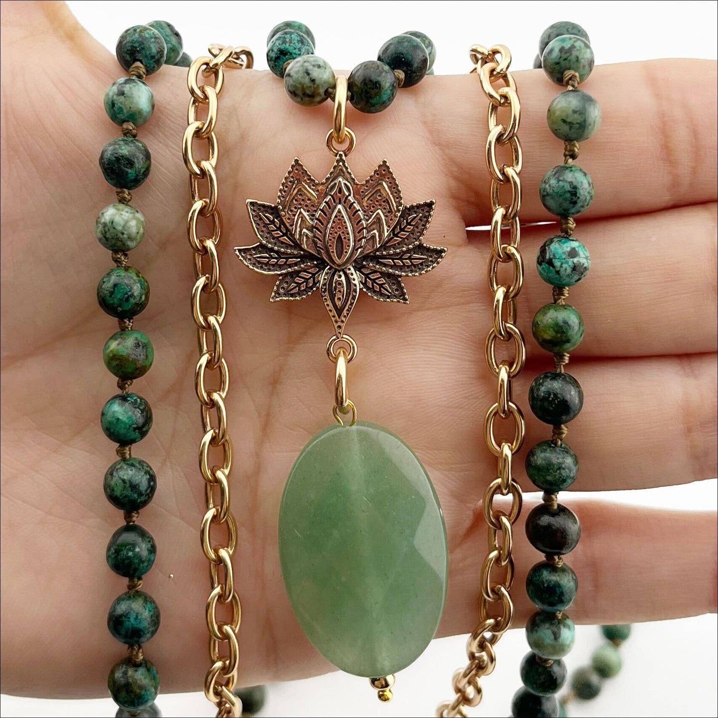 Have Faith | Lotus Flower| Long Chain Fusion