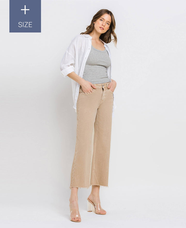 Olivia Wide Leg Jeans | Plus