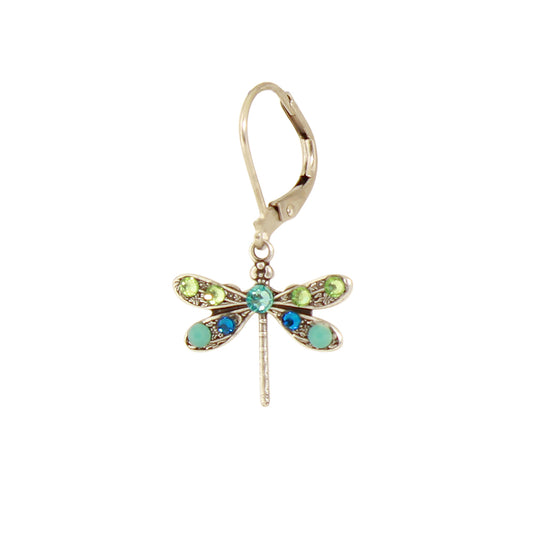 Crystal Dragonfly Earrings