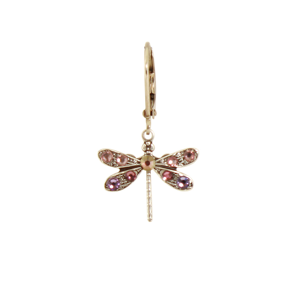 Crystal Dragonfly Earrings