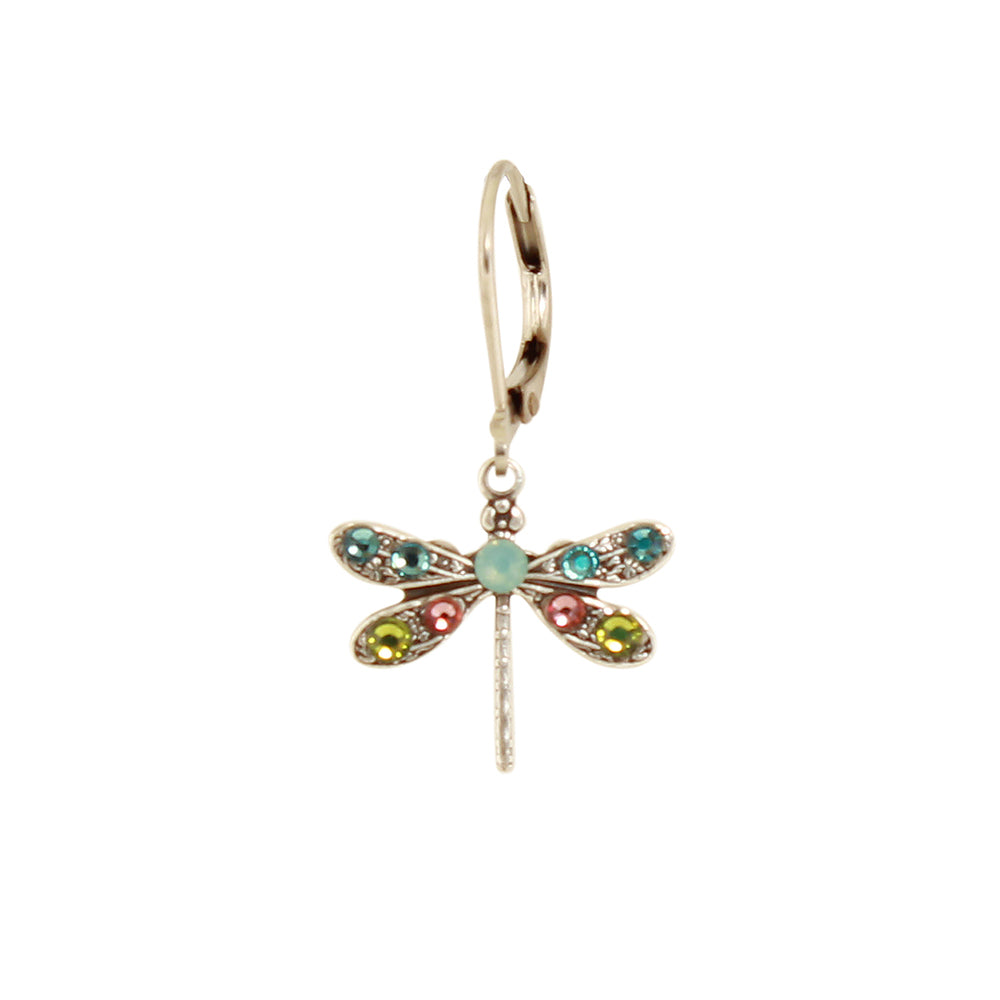 Crystal Dragonfly Earrings