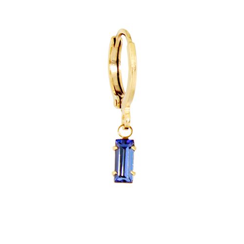 Crystal Baguette Huggie