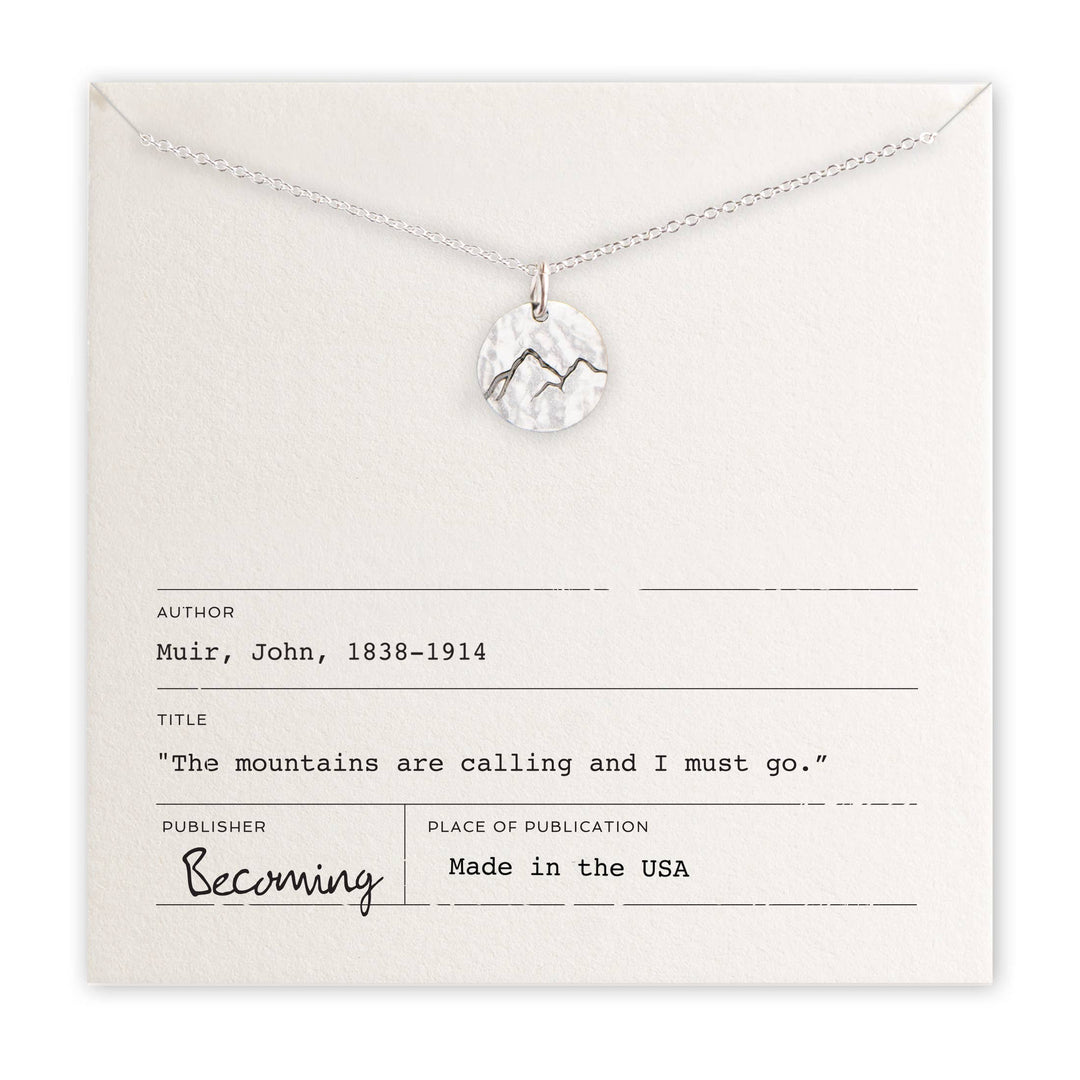 Mountains Are Calling Necklace