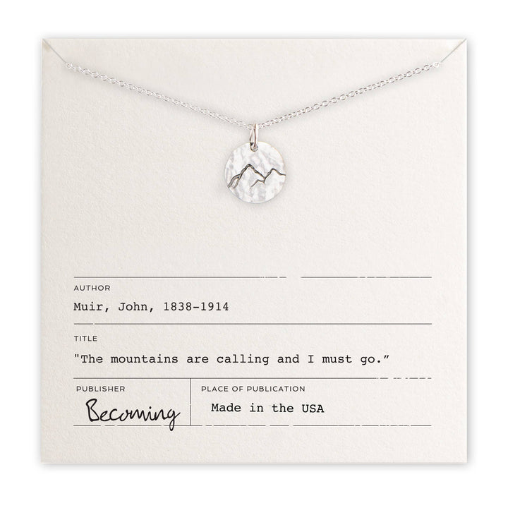 Mountains Are Calling Necklace