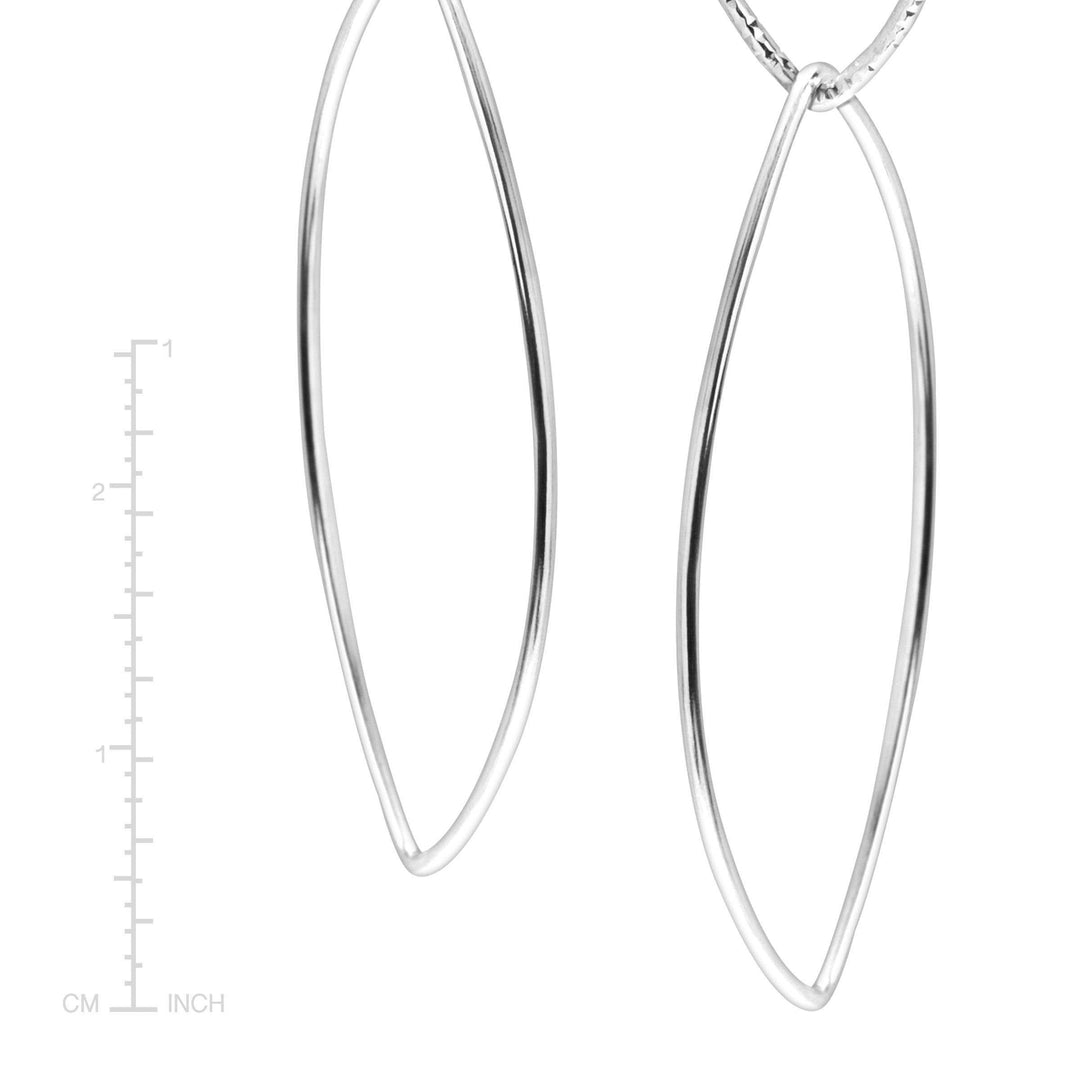 'Interlocking' Drop Earrings