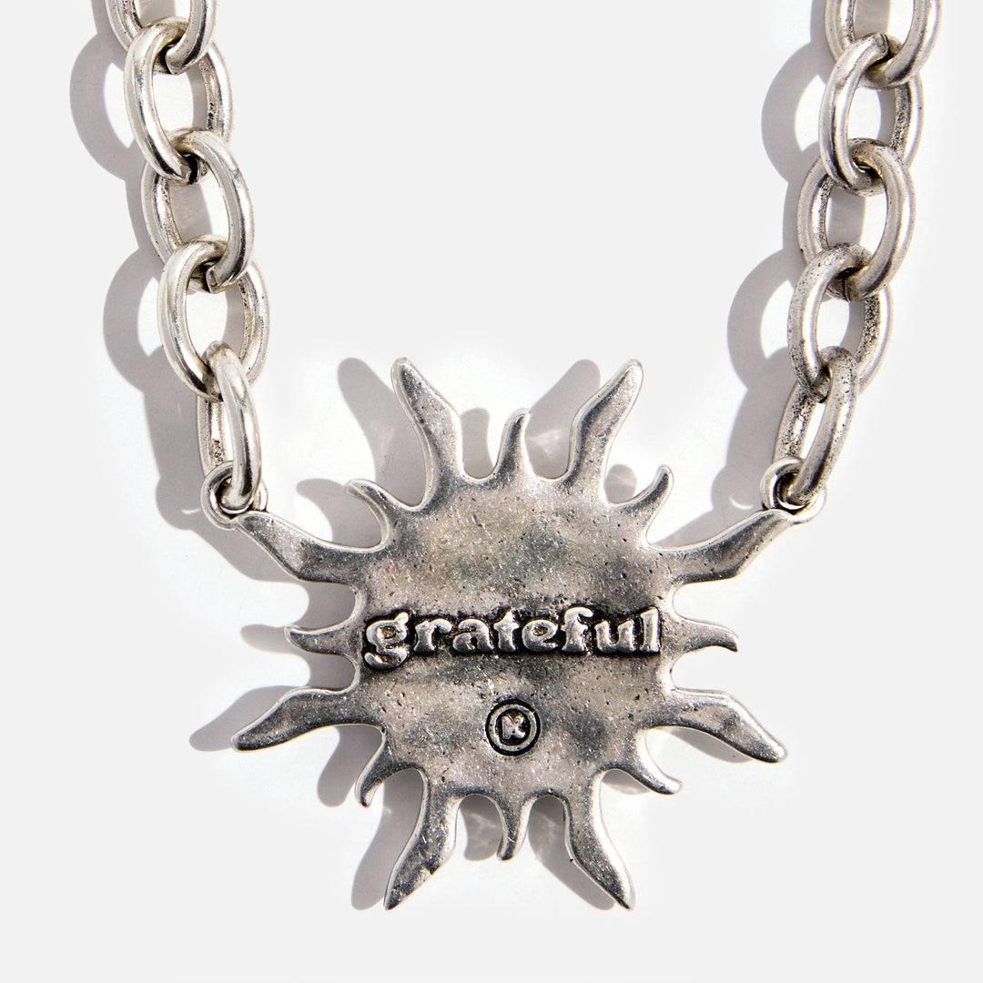 "Grateful" Sun Choker Necklace