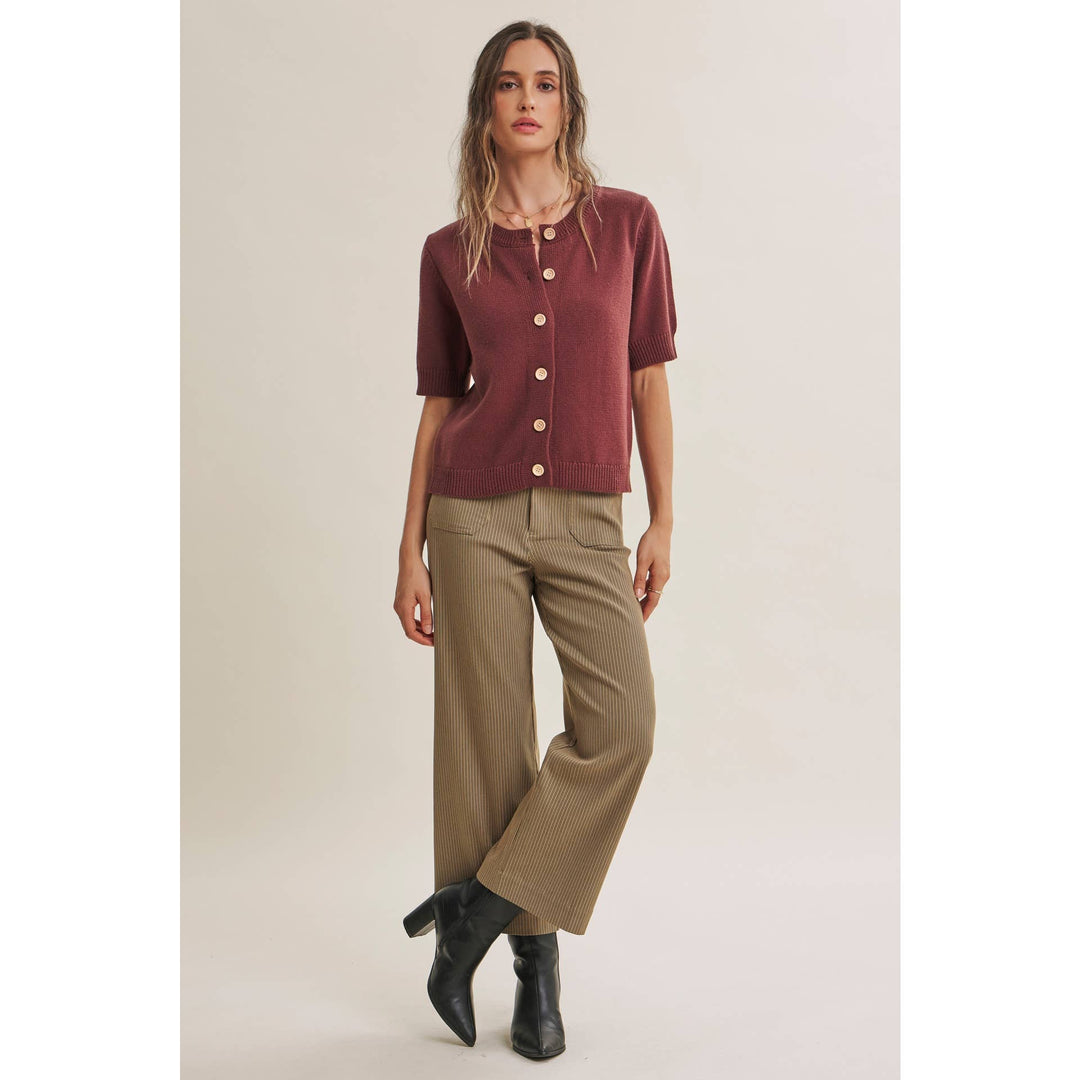 The Avery Pinstripe Ankle Pants