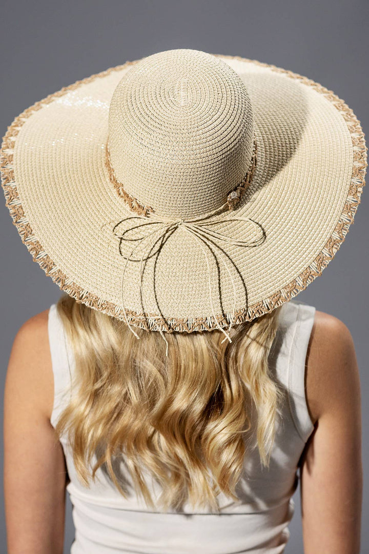 Wide Brim Floppy Straw Hat