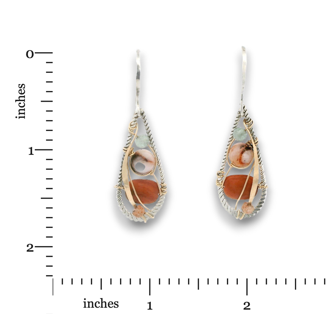 Jupiter Jasper Mini Drop Earrings