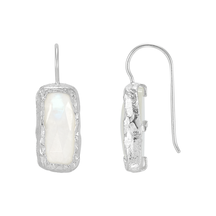 'Radiant Goddess' Sterling Silver Natural Moonstone