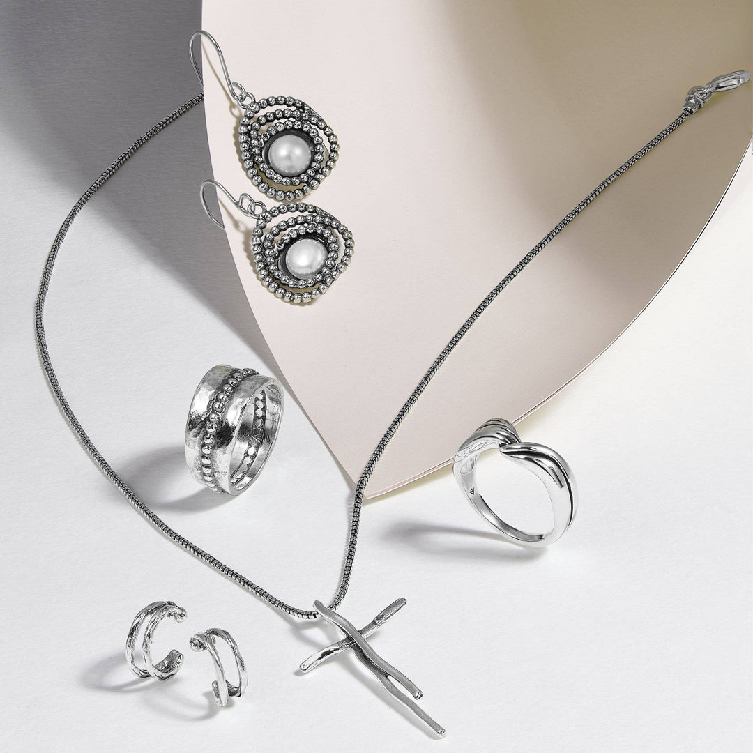Silpada 'Organic Cross' Pendant Necklace
