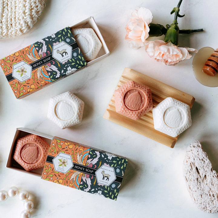 Orange Blossom/Goats Milk Honey Soap 1.4oz - Matchbox Duo