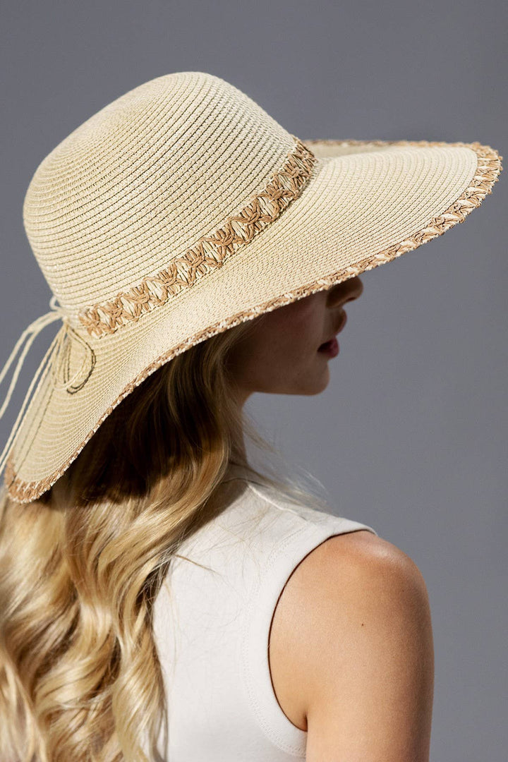 Wide Brim Floppy Straw Hat