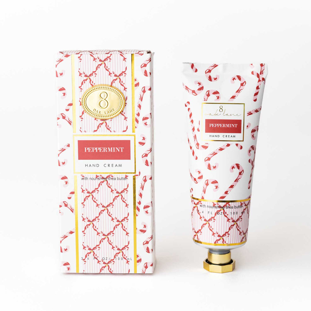 Peppermint Candy Cane Boxed Hand Cream, 100ml