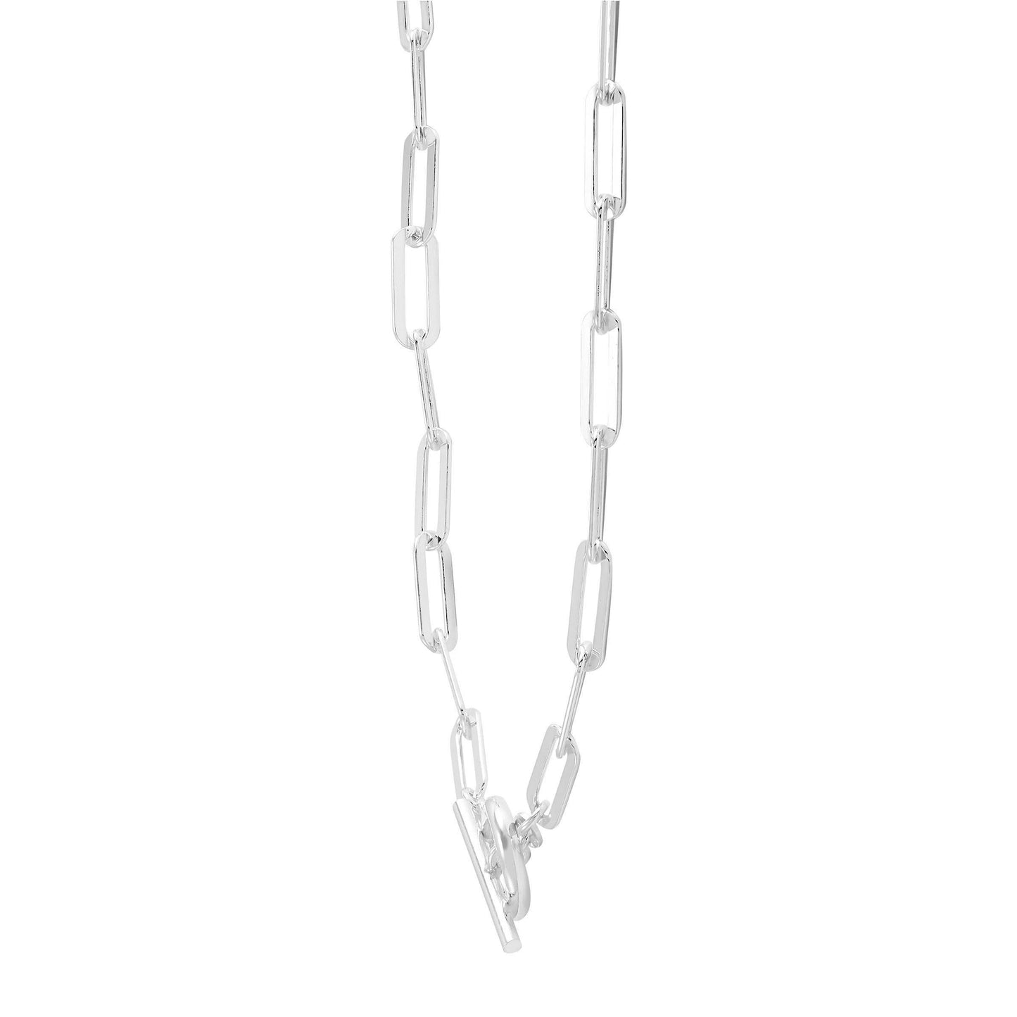 Silpada 'Let’s Link’ Chain Necklace in Silver Chain 17”