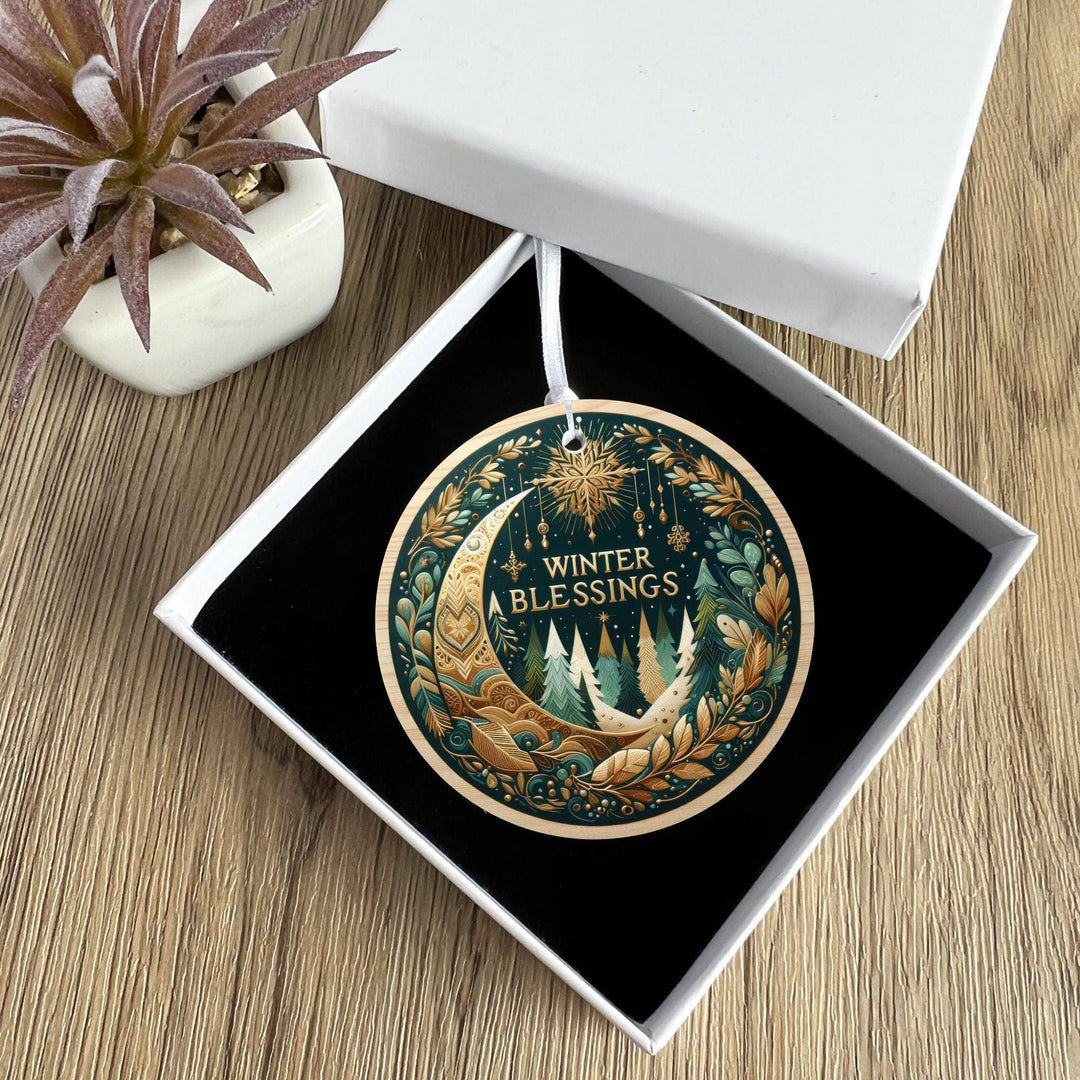 Winter Blessings Ceramic Keepsake Tree Ornament