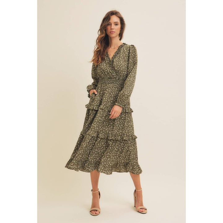 Ditsy Floral Midi Dress