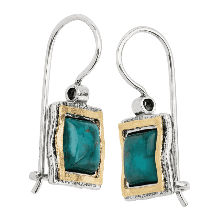 'Emerald Lake' Turquoise Earrings
