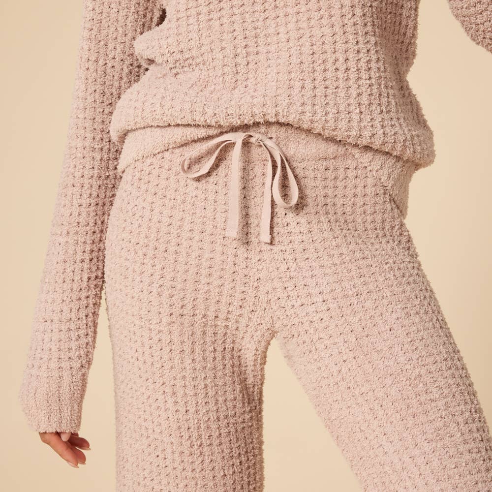 Marshmallow Waffle Boatneck Lounge Set
