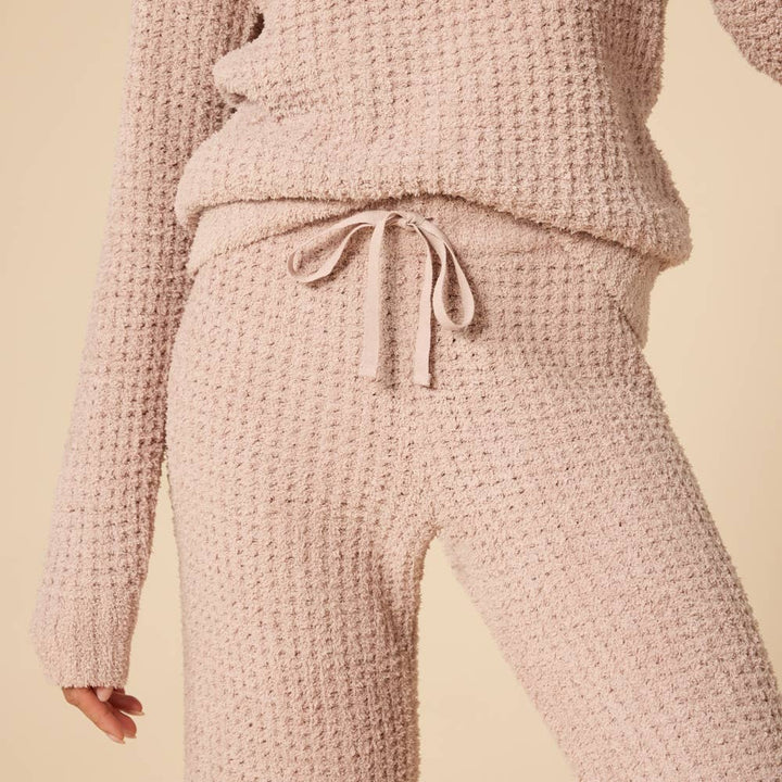 Marshmallow Waffle Boatneck Lounge Set