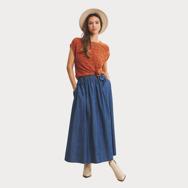 Timeless Textured Cable-Knit Top