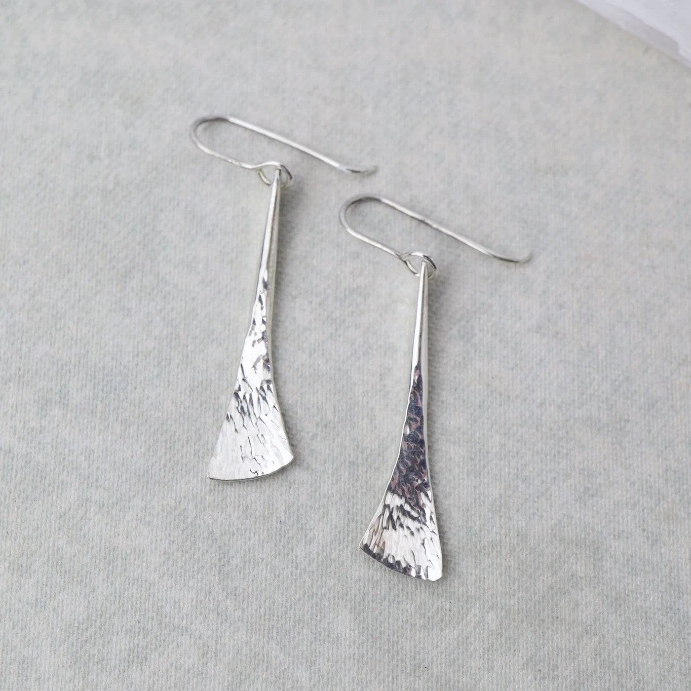 Hammered Taper Earring