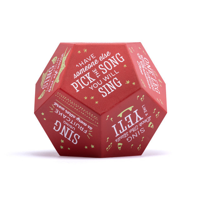 Christmas Karaoke 12-Sided Foam Dice