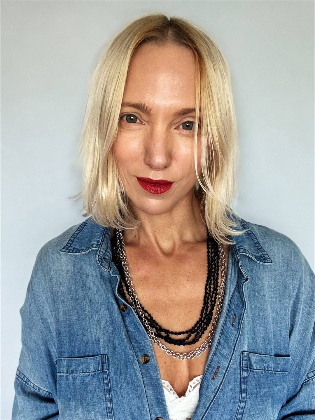 Multistrand Beaded & Chain Layering Necklace