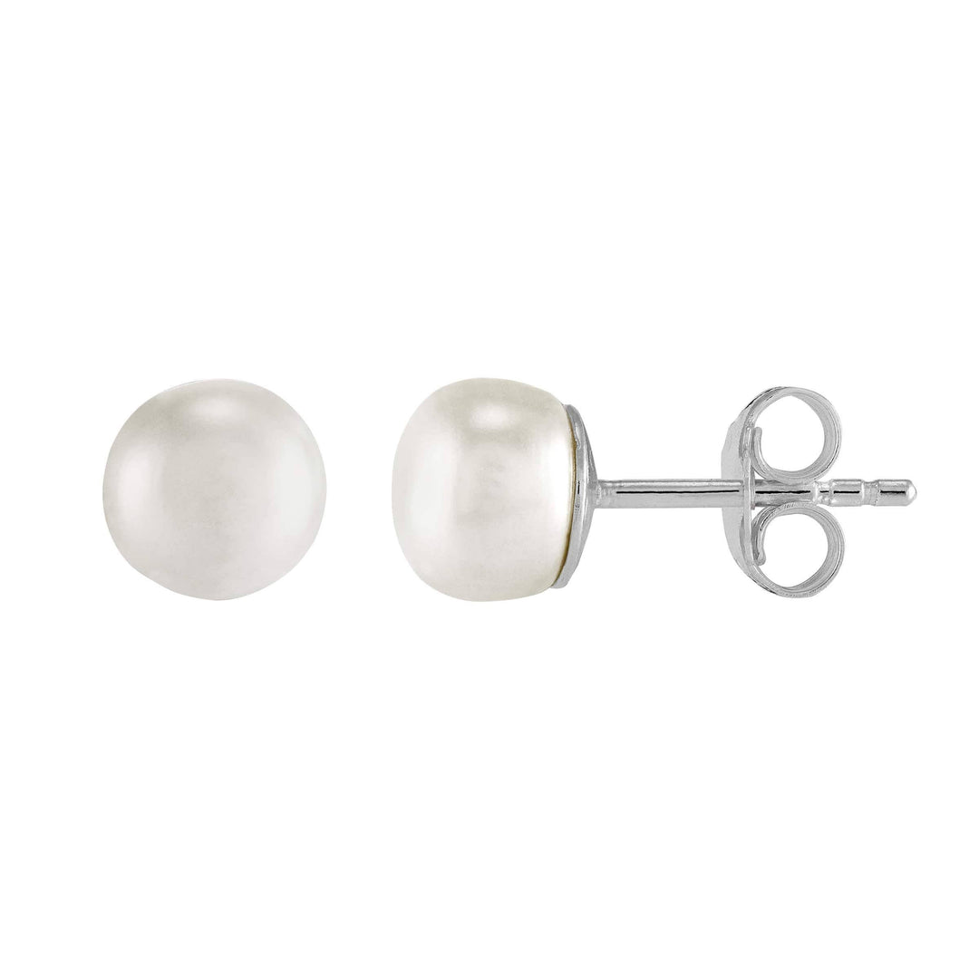 Silpada Freshwater Pearl & Sterling Silver Studs