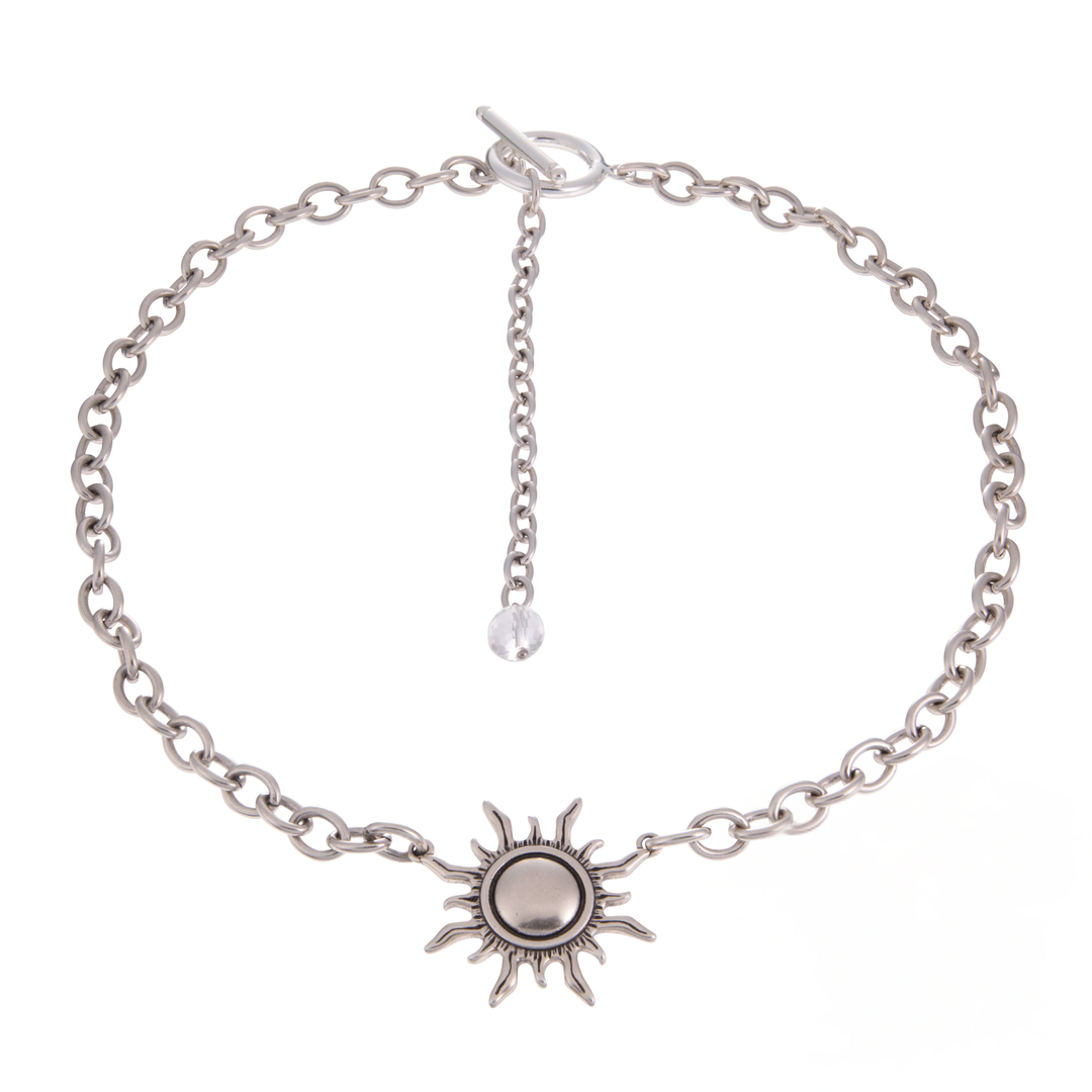 "Grateful" Sun Choker Necklace