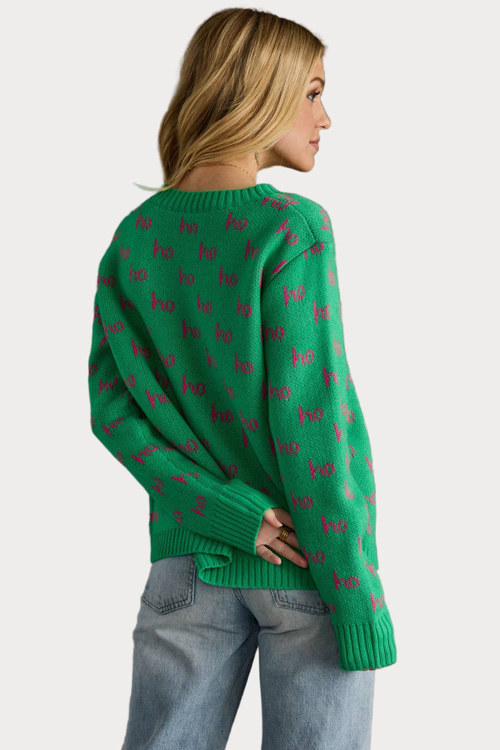 Ho Ho Ho Holiday Sweater