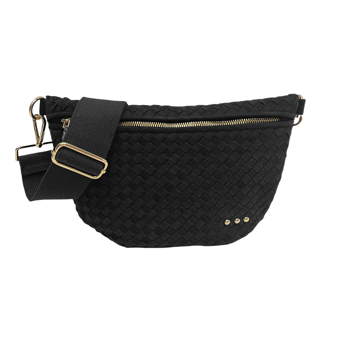 Westlyn Woven Bum Bag | Suede