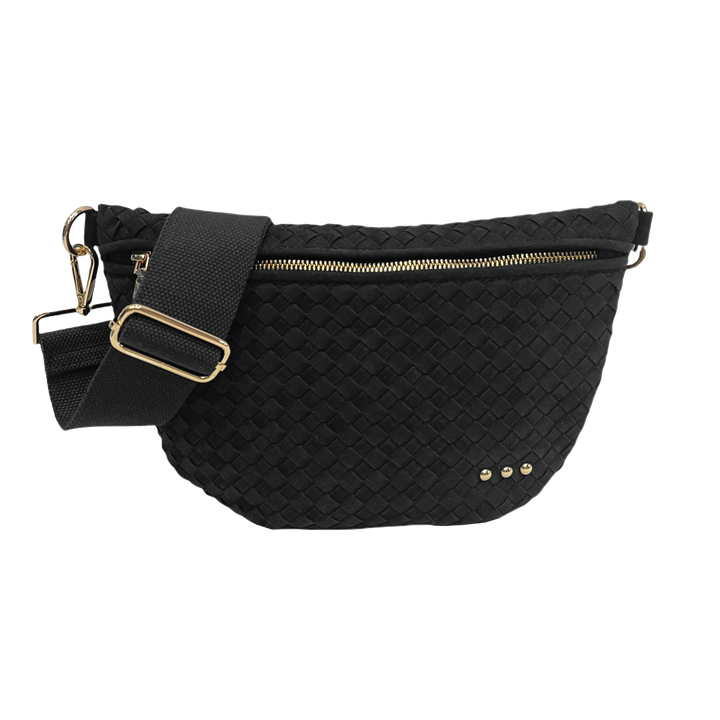 Westlyn Woven Bum Bag | Suede