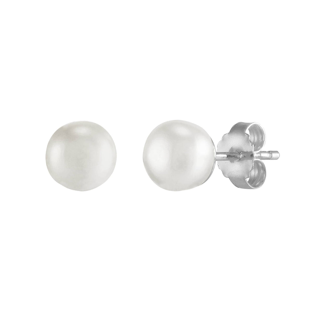 Silpada Freshwater Pearl & Sterling Silver Studs
