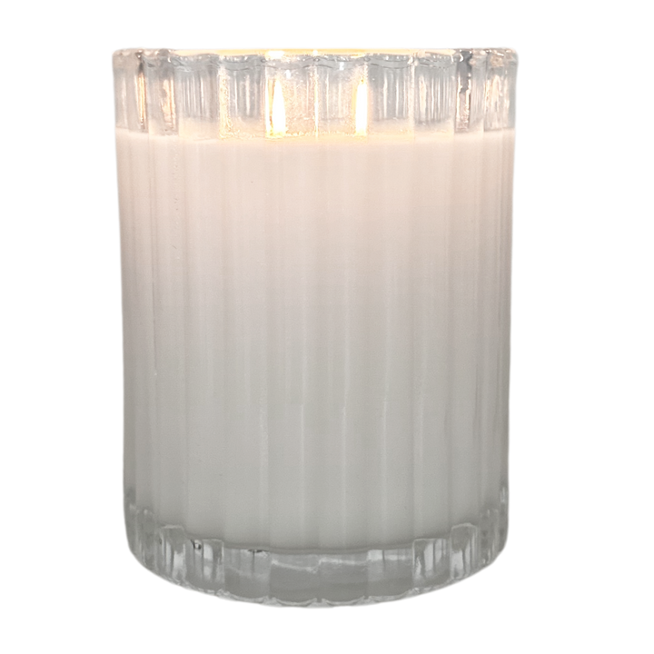 MORNING | Driftwood + Sea Salt Fluted Coconut Wax Candle