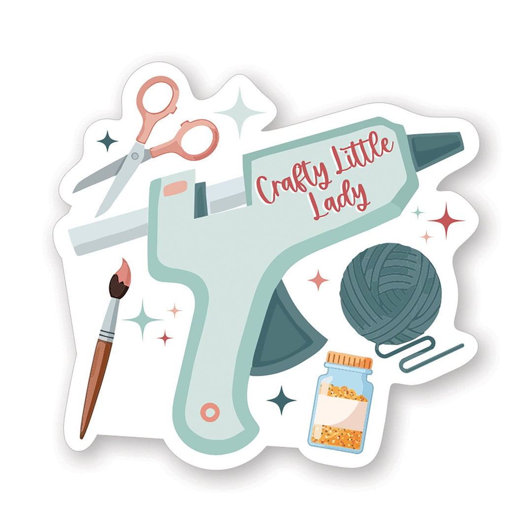 Crafty Little Lady Crafting Vinyl Stickers